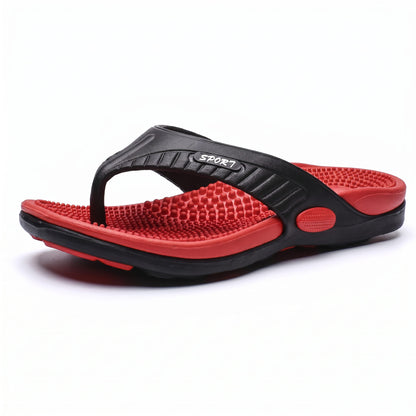 Sport Massage-Sandalen - Orthopädisch Recovery-Zehentrenner Rot
