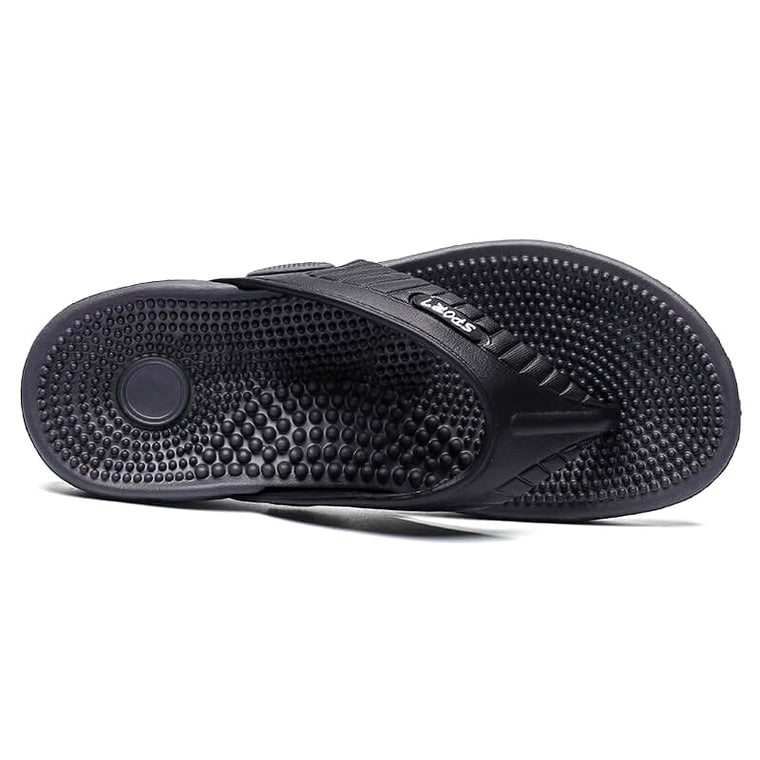 Sport Massage-Sandalen - Orthopädisch Recovery-Zehentrenner Schwarz image 3