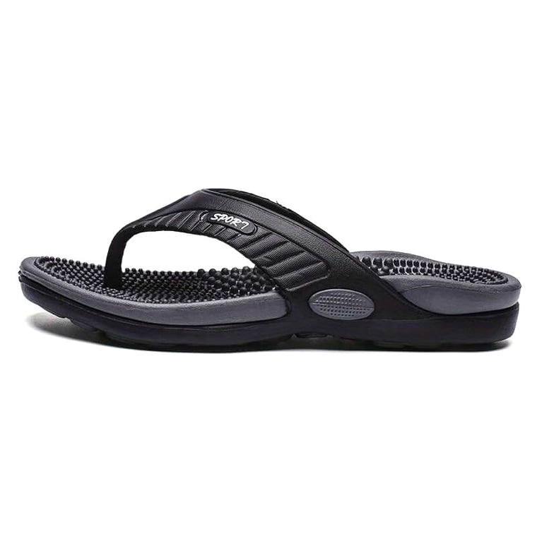 Sport Massage-Sandalen - Orthopädisch Recovery-Zehentrenner Schwarz image 4
