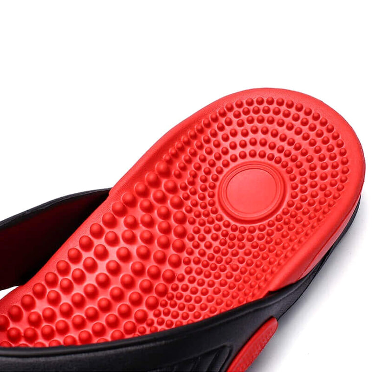Sport Massage-Sandalen - Orthopädisch Recovery-Zehentrenner Schwarz image 5