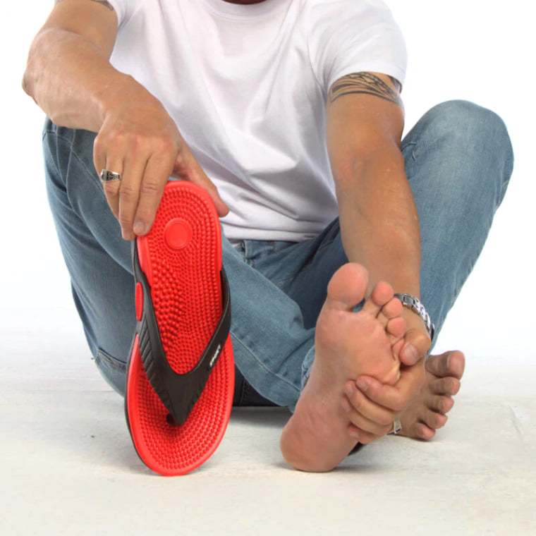 Sport Massage-Sandalen - Orthopädisch Recovery-Zehentrenner Schwarz image 6