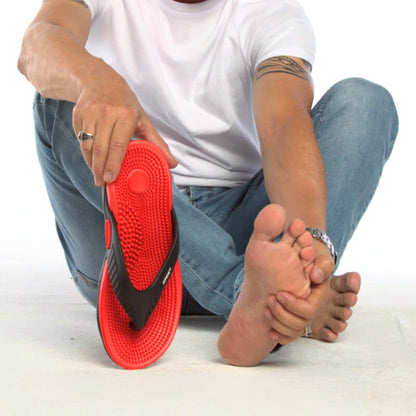 Sport Massage-Sandalen - Orthopädisch Recovery-Zehentrenner Schwarz image 6