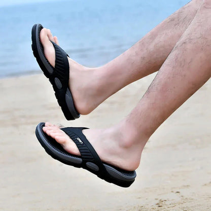 Sport Massage-Sandalen - Orthopädisch Recovery-Zehentrenner Schwarz image 7