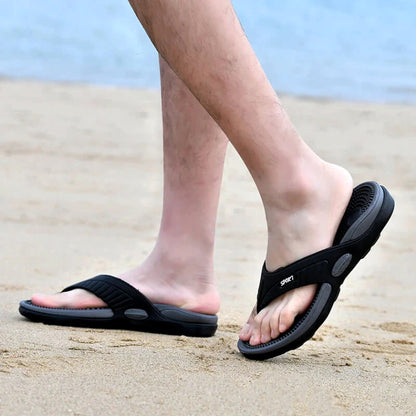 Sport Massage-Sandalen - Orthopädisch Recovery-Zehentrenner Schwarz image 8