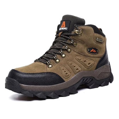 terrain-leder-wanderstiefel-herren-braun Braun