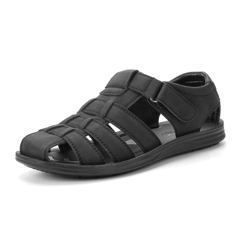 LeichtGang Leder-Sandale orthopädisch atmungsaktiv mit Komfort-Dämpfung image 2