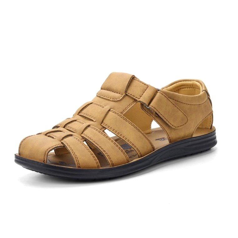 LeichtGang Leder-Sandale orthopädisch atmungsaktiv mit Komfort-Dämpfung image 4