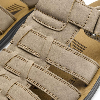 LeichtGang Leder-Sandale orthopädisch atmungsaktiv mit Komfort-Dämpfung image 7