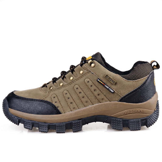 Terrain Leder-Wanderschuh Wasserdicht Trekking-Komfort Camel