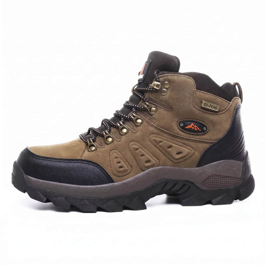 Terrain Leder-Wanderstiefel Wasserdicht Wanderschuhe Braun