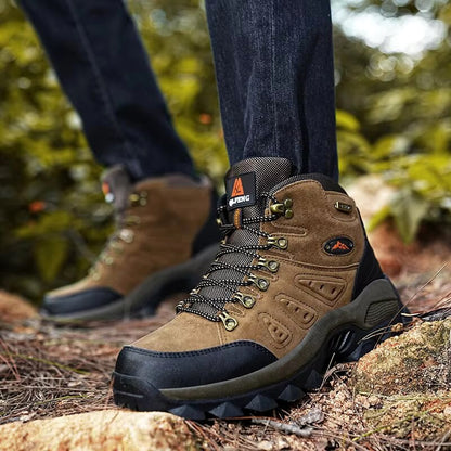 Terrain Leder-Wanderstiefel Wasserdicht Wanderschuhe Braun image 2