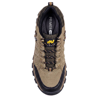 Terrain Leder-Wanderschuh Wasserdicht Trekking-Komfort Camel image 3