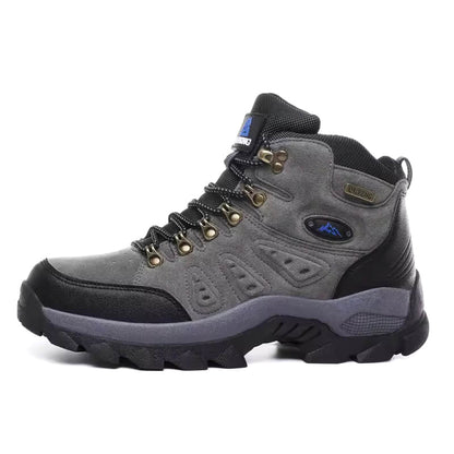 Terrain Leder-Wanderstiefel Wasserdicht Wanderschuhe Grau image 3
