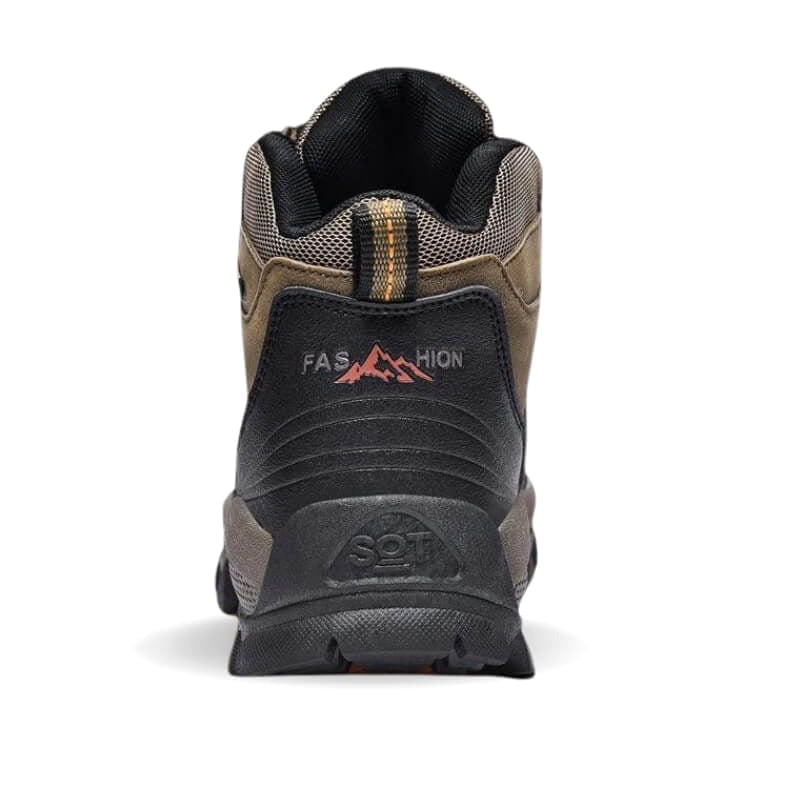 Terrain Leder-Wanderstiefel Wasserdicht Wanderschuhe Grün image 4