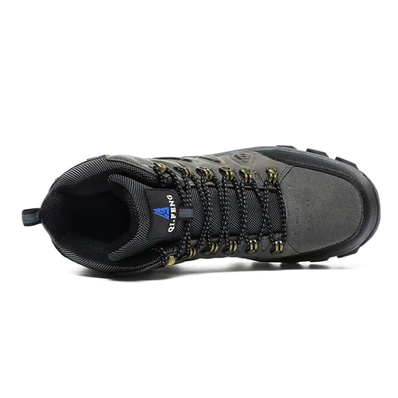 Terrain Leder-Wanderstiefel Wasserdicht Wanderschuhe Grün image 6