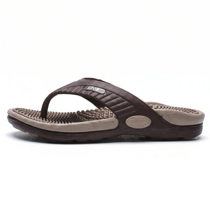 PremierMAN Sport Massage-Sandalen Recovery Braun