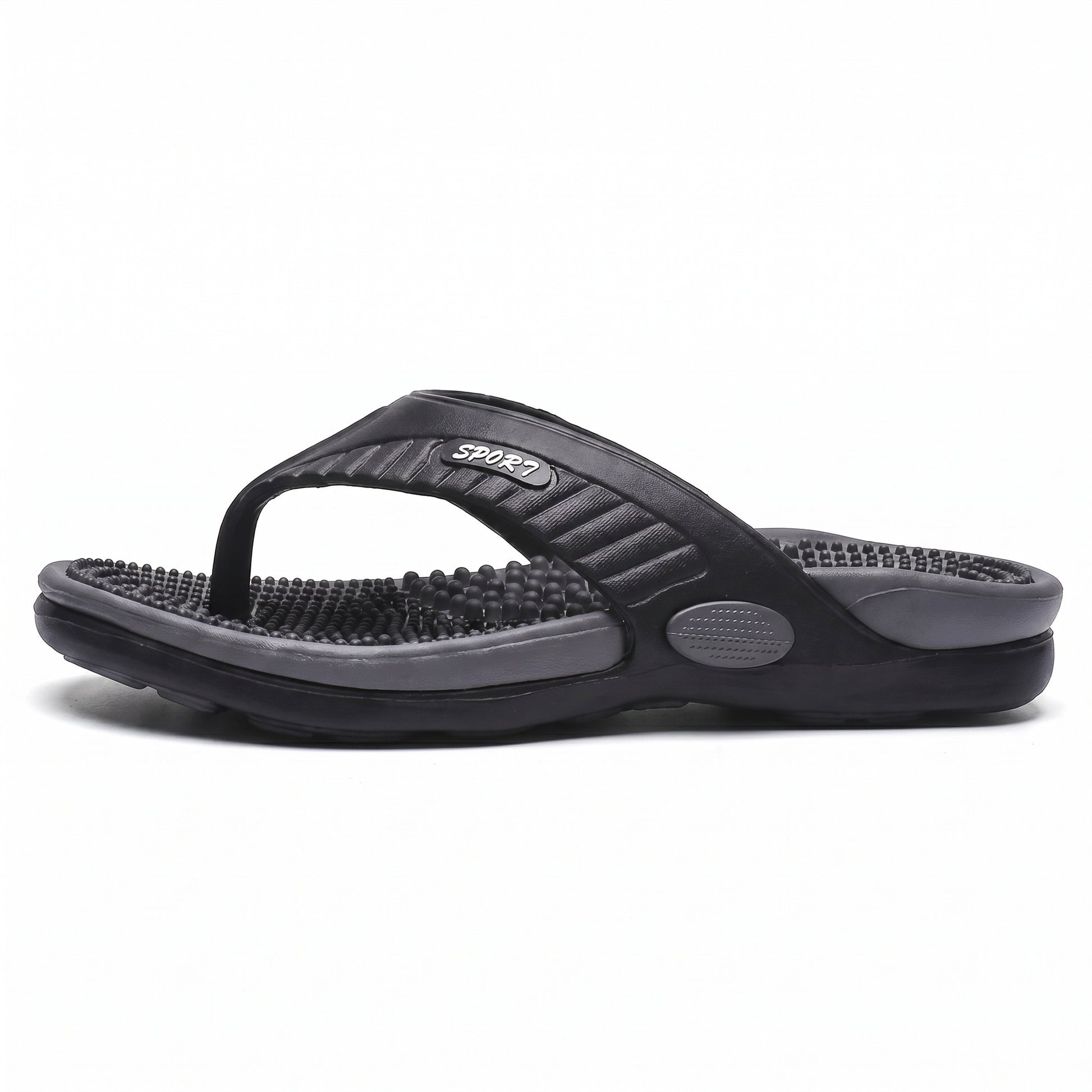 PremierMAN Sport Massage-Sandalen Recovery Schwarz