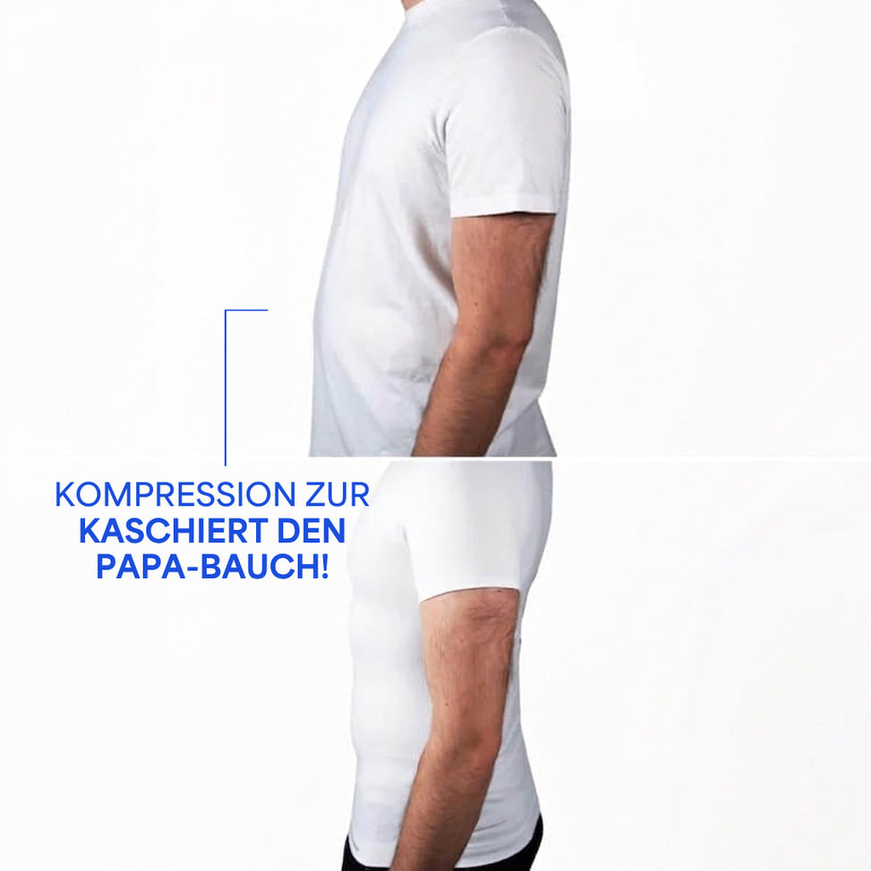 Primer Kompressionsshirt Unterhemd Anti Schweiß Weiß image 6