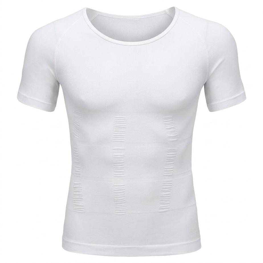 Primer Kompressionsshirt Unterhemd Anti Schweiß Weiß image 9